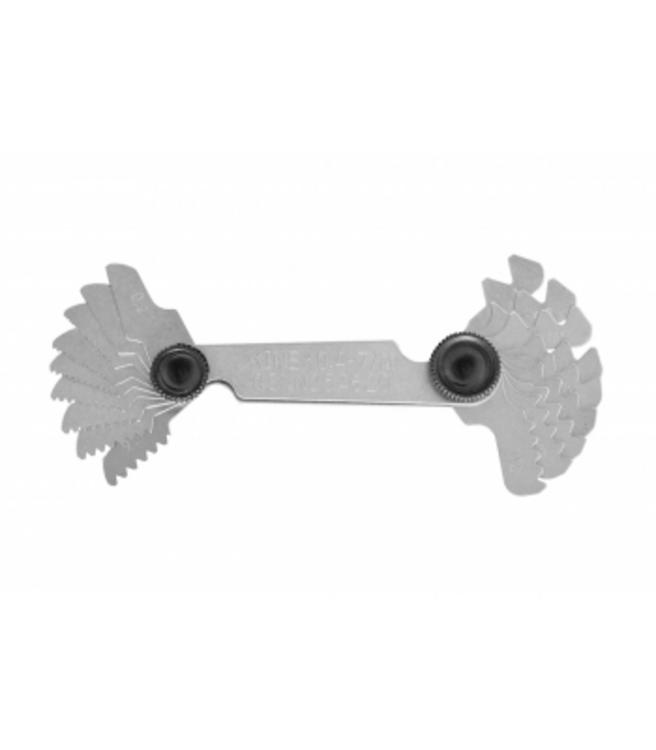 Mierka závitová 18ks Metrická