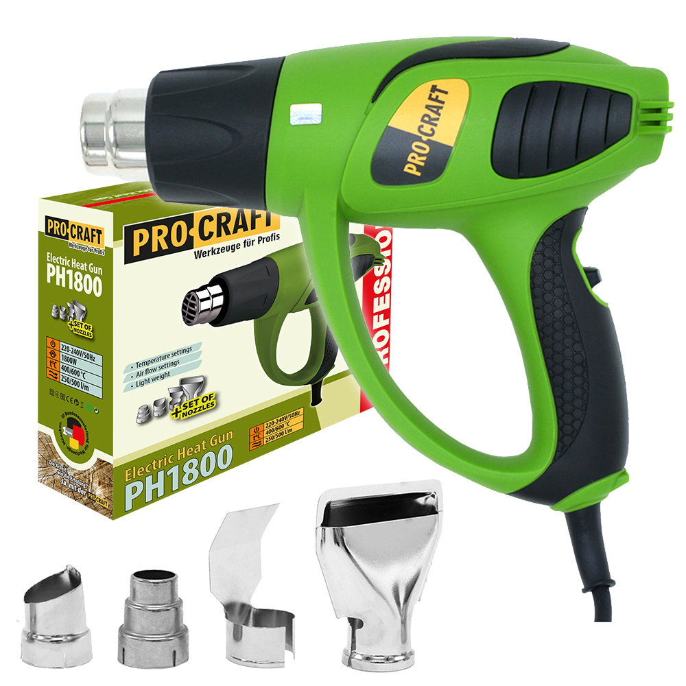 Teplovzdušná pištoľ PROCRAFT PH1800 | PH1800 Teplovzdušná pištoľ PROCRAFT PH1800 | PH1800
