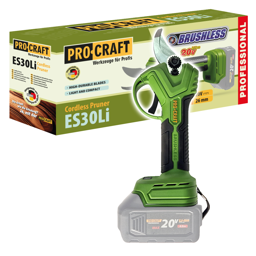 Akumulátorové nožnice Procraft ES30Libb (bez batérie a nabíjačky) | ES30Libb Akumulátorové nožnice Procraft ES30Libb (bez batérie a nabíjačky) | ES30Libb