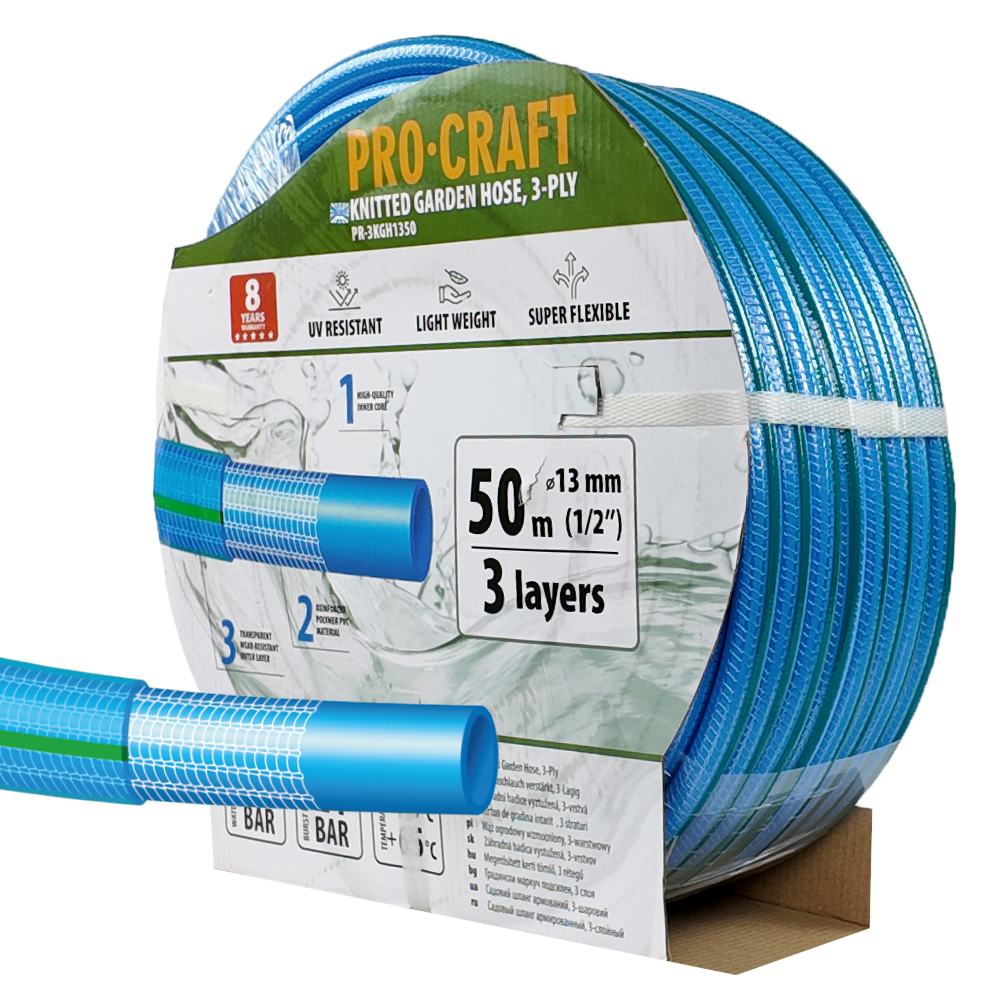 Záhradná hadica Procraft PR-3KGH1350 3-vrstvová Záhradná hadica Procraft PR-3KGH1350 3-vrstvová