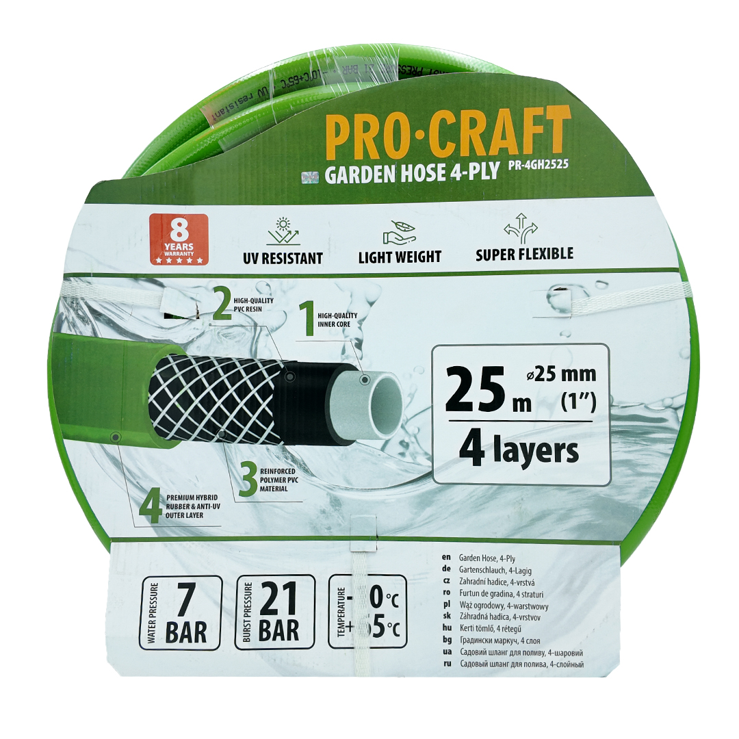 Záhradná hadica Procraft PR-4GH2525 | PR-4GH2525 Záhradná hadica Procraft PR-4GH2525 | PR-4GH2525