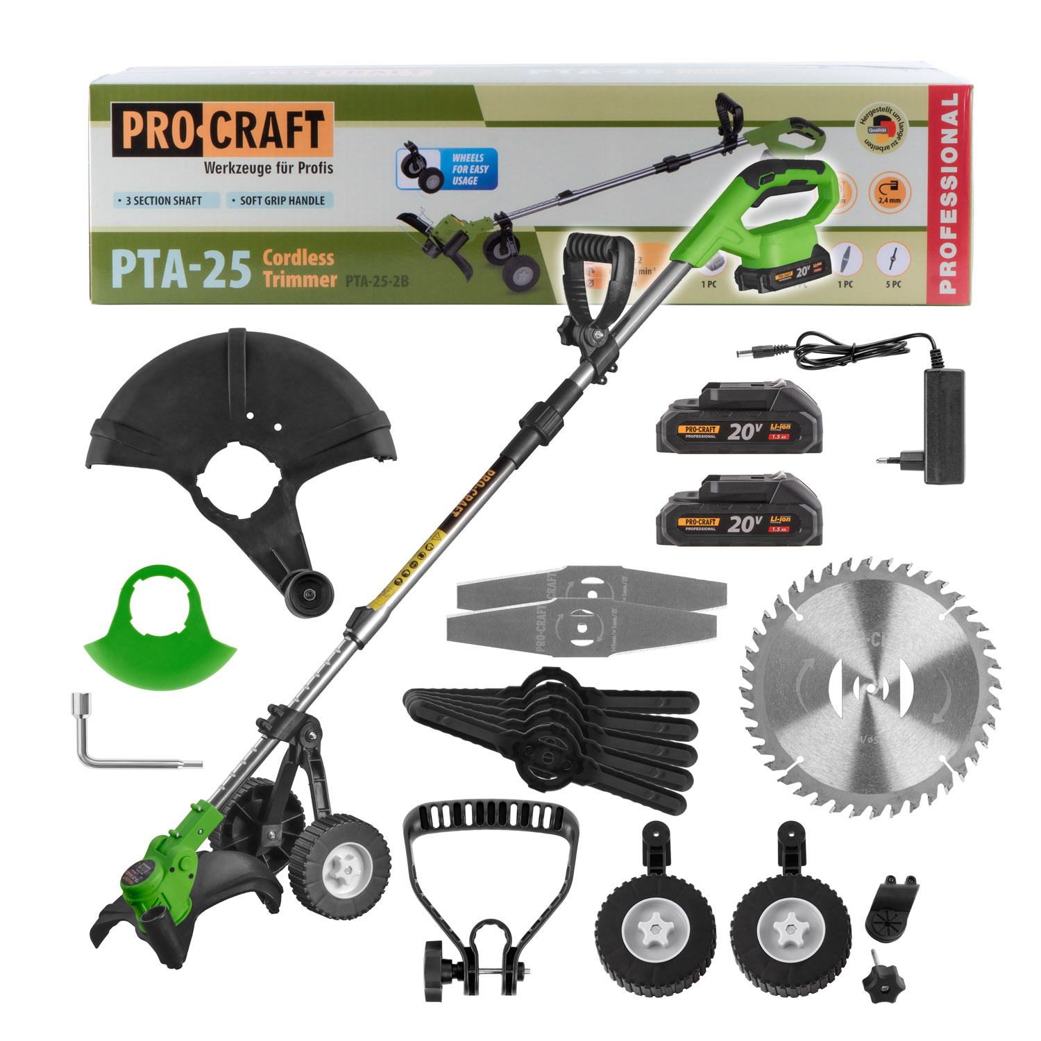Aku vyžínač Procraft PTA-25-2B | PTA-25-2B Aku vyžínač Procraft PTA-25-2B | PTA-25-2B