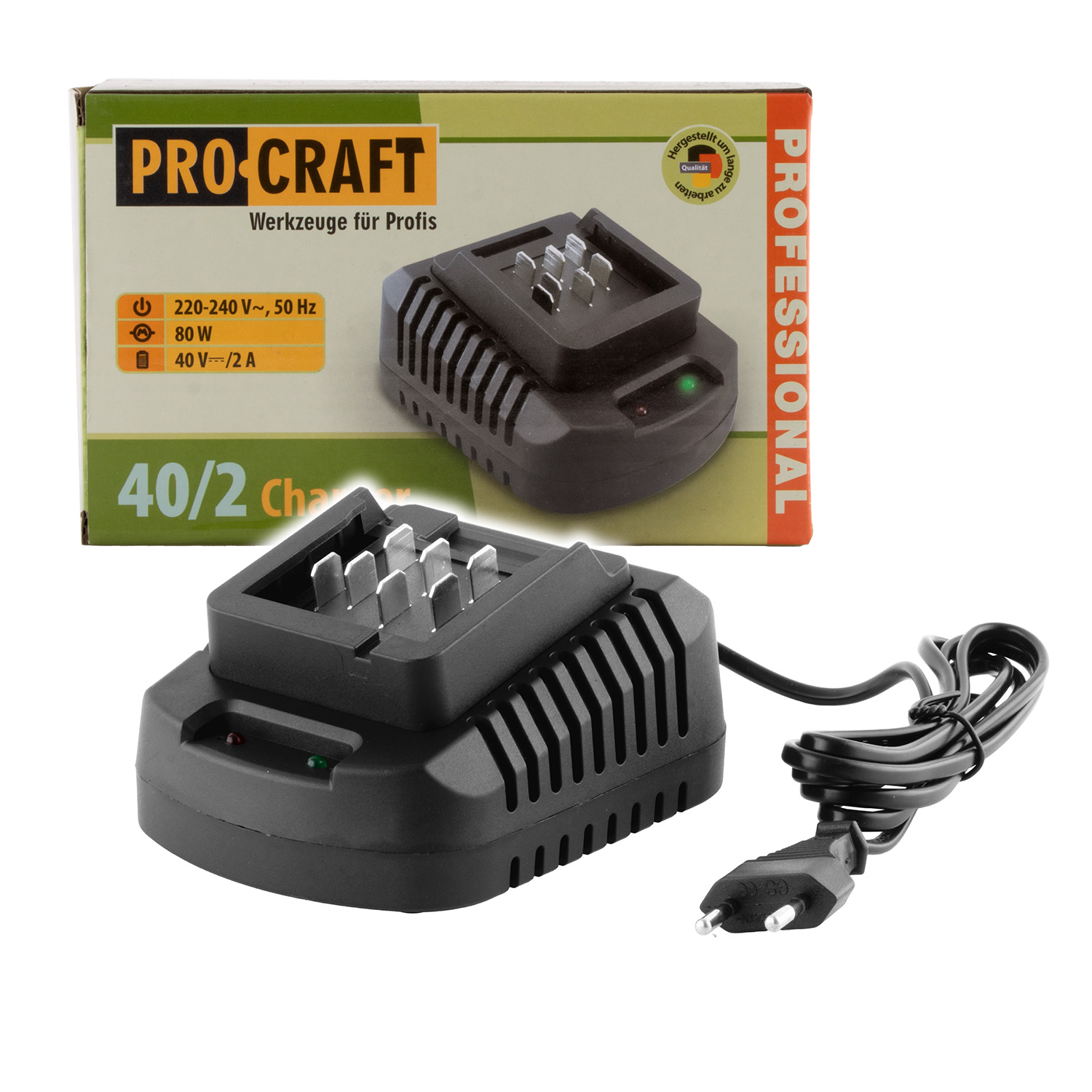 Nabíjačka pre batérie 20/40 Li-ion Procraft 40/2 | 40/2 Nabíjačka pre batérie 20/40 Li-ion Procraft 40/2 | 40/2