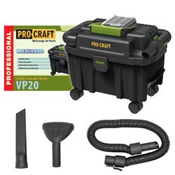 Akumulátorový priemyselný vysávač Procraft VP20 | VP20