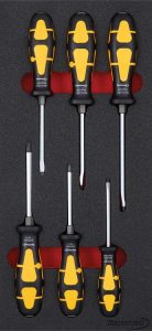 Modul 1/3 Skrutkovač PL/PH úderný 6ks 61750020 Format