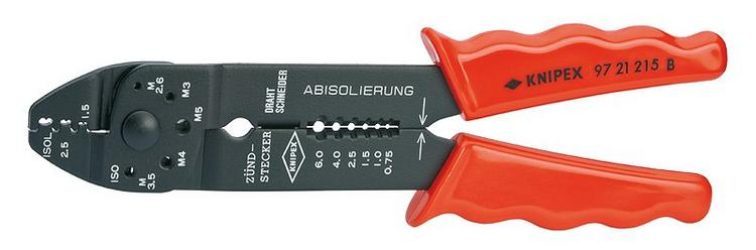 Knipex Kliešte 9721 215B lisovacie 0