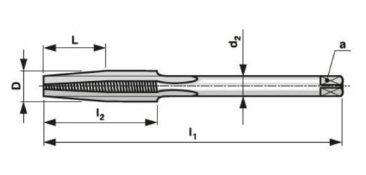 Závitník maticový 223062 NO 2N M6x1