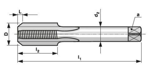 Závitník sadový 3012 G 3/4" NO sada 112340