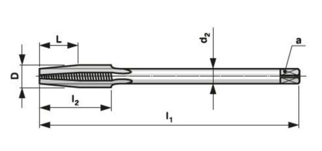Závitník maticový 223064 NO G 3/8"