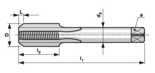 Závitník sadový ručný PN8/3015 NO 2N UNF 5/16 sada