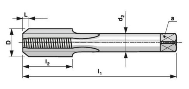 Závitník sadový ručný PN8/3015 NO 2N UNF 5/16 sada