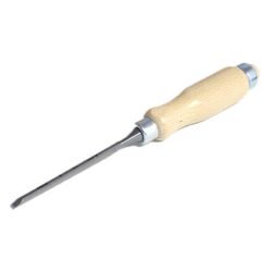 Dláto  6mm 8101 06 ploché drevená rukoväť Wood Line Profi natur