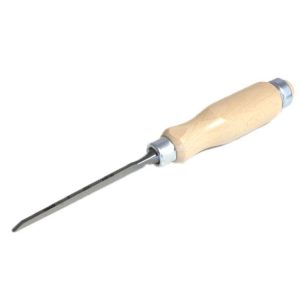 Dláto  3mm 8101 03 ploché drevená rukoväť Wood Line Profi natur