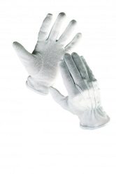 Rukavice Bustard bavlna biele č.7 0105000299