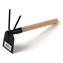 Motyčka plochá s dvojzubom 60mm s násadou 270mm 003/250