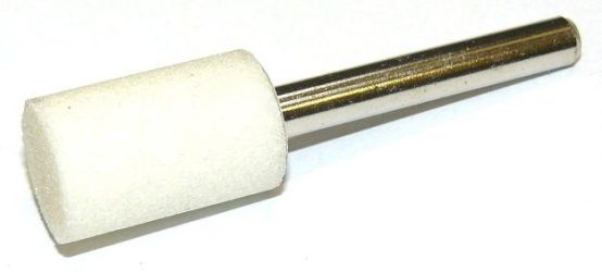 Brúsne teliesko 16x40x6 mm umelý korund biely