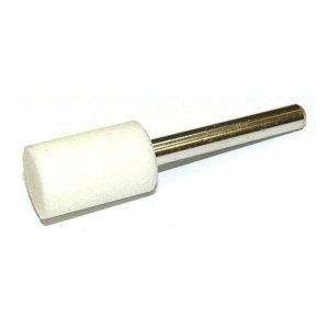 Brúsne teliesko 20x25 stopka 6 mm biely korund na oceľ