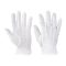 Rukavice Bustard bavlna biele č.8