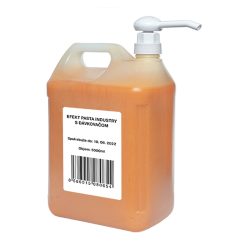 Pasta na ruky 5l s dávkovačom oranžová Industry