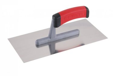 Hladidlo nerez 280 x 130 mm rovné gumová rukoväť Profi 31140