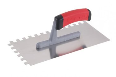 Hladidlo nerez 280 x 130 mm 10-zubé gumová rukoväť Profi 31144