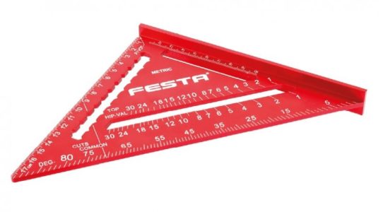 Uholník stolársky 180mm ALU multifunkčný 14420