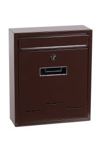 Schránka poštová 310 x 260 x 90 mm hnedá 70103