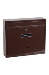 Schránka poštová 310 x 360 x 90 mm hnedá 70105