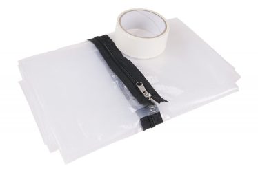 Fólia do dverí so zipsom 1