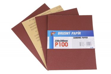 Papier brúsny 230 x 280 mm P100 10 ks 21718
