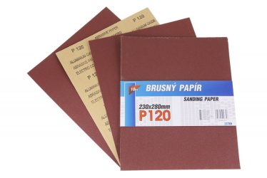 Papier brúsny 230 x 280 mm P120 10 ks 21719