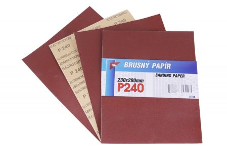 Papier brúsny 230 x 280 mm P240 10 ks 21724