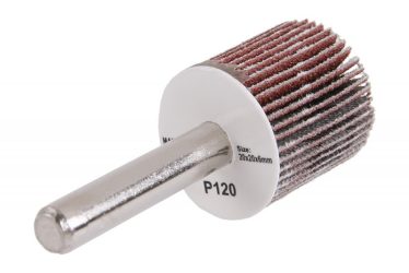 Kotúč B 20 x 20 x 6 mm na stopke lamelový P120 21854