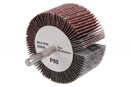 Kotúč B 60 x 30 x 6 mm na stopke lamelový P80 21862