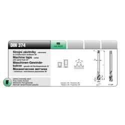 Závitník sadový ručný  M12x1