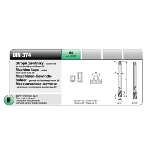Závitník sadový ručný M12x1