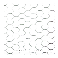 Pletivo hexagonálne poplastované 25