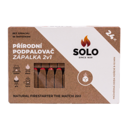 Podpaľovač prírodný ZÁPALKA 2v1 24 ks
