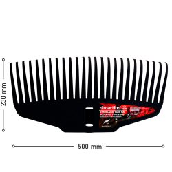 Hrable plastové 500mm 25 zubové