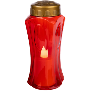 SOLO Sviečka LED STELLA červená