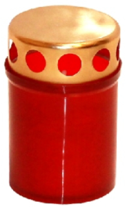 Sviečka hrobová parafínová s vrchnákom 70g