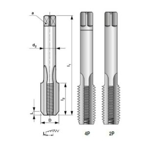 Závitník sadový ručný 3012 G 1/2 I.NO 1121201