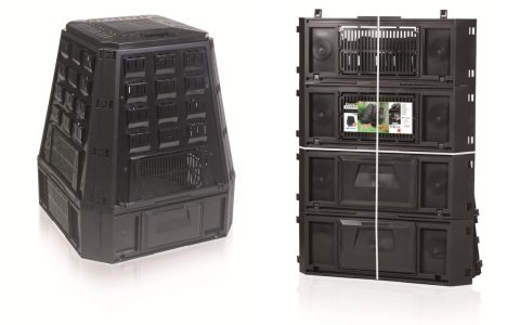 Kompostér EVOGREEN 630 lt čierny bez obalu