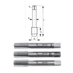 Závitník sadový ručný 3010 M 4 II. HSS /k.č.0200/ ISO2-6H Ždánice