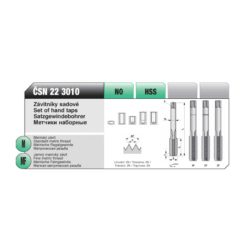 Závitník sadový ručný 3010 M11x1 HSS sada 140111