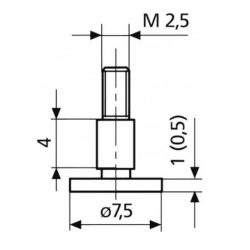 Nádstavec tanierový merací 7
