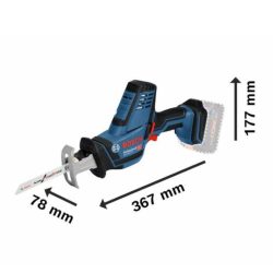 Píla akumulátorová chvostová  GSA 18 V-LI C iba stroj