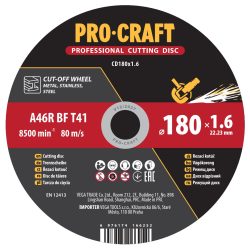 Rezný kotúč Procraft CD180x1