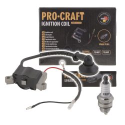 Zapaľovacia cievka + zapaľovacia sviečka 1E40F/44F PROCRAFT | 1E40F-15+16E