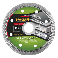Diamantový rezný kotúč Ceramic PRO Procraft DM115 | DM115